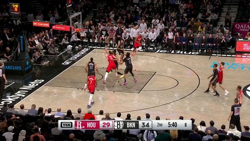 申京复出空砍24+20 阿门致命失误 篮网6秒两记三分逆转双杀火箭