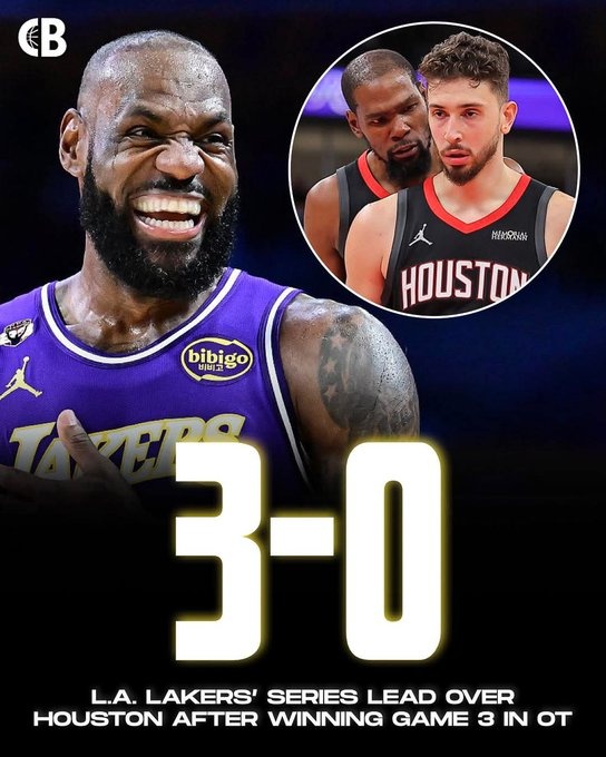 12秒6分加时逆转！湖人3-0夺赛点 斯马特抢断绝杀火箭崩盘