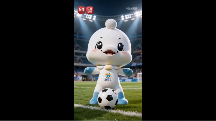 苏超联赛吉祥物苏嘟嘟正式发布 江豚原型融合昆曲水袖